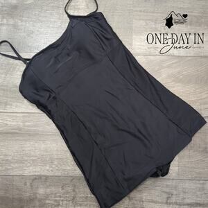 Adisputent Boyshort One Piece Swimsuit Size L
